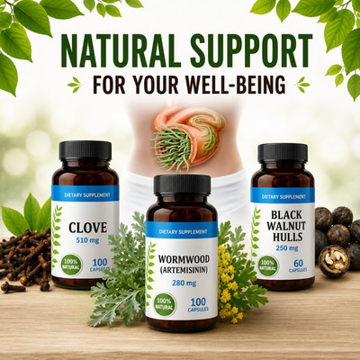 Detox Nahrungsergänzungsmittel Nelke Wermut Black Walnut Auswahl:
