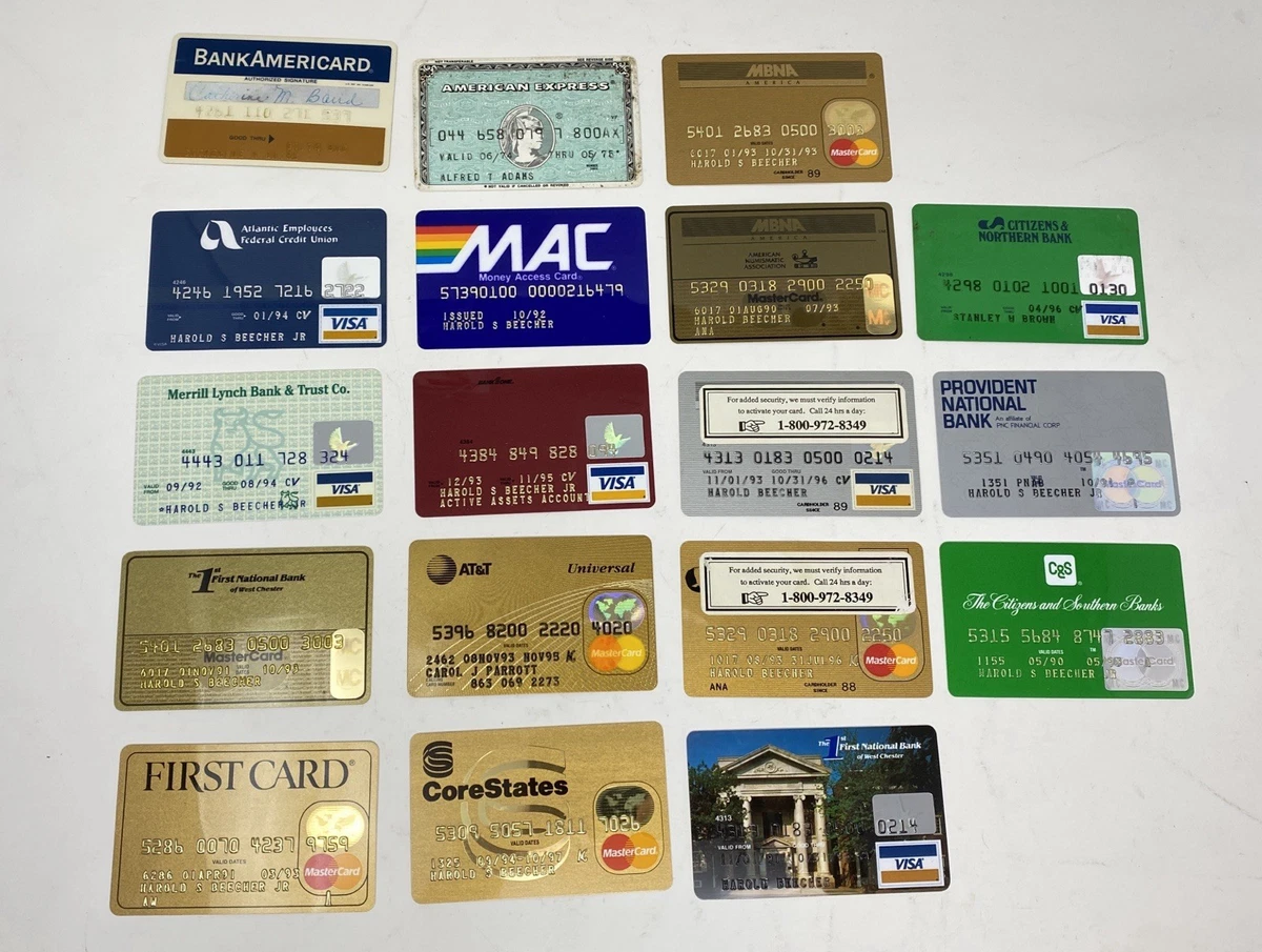 1990 Year Issued Collectible Credit Cards Cards for sale | eBay