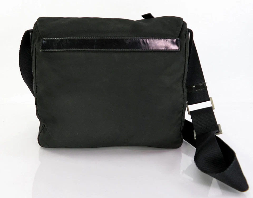 Auténtico bolso bandolera de hombro PRADA negro de nailon (pequeño) #60771 Foto 3 de 4