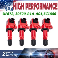 Pack Of 4 Ignition Coils For 2016 2017 2018 2019 2020-2022  HONDA HR-V 1.8L L4