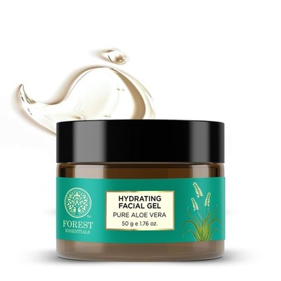 Forest Essentials Hydrating Facial Gel Pure Aloe Vera| Ayurvedic Skin Toner & Mo