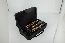 Clarinet B Tone Bakelite Wood Gold Keys Professional Instrument With Case