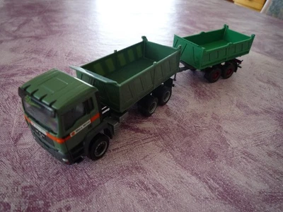 Herpa  MAN  TGA    Tandem Hängerzug Kipper   Max  Wild    1:87  ohne OVP - Bild 1 von 4