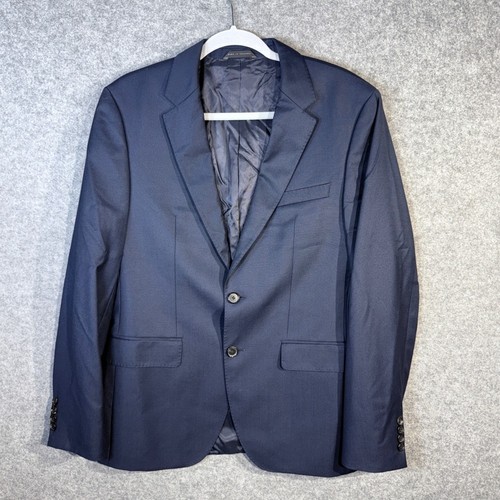 Veste Sport (blazer) Bill Blass En Laine Bleu Marine Taille 38S - Occasion Très Bon état, 2 Boutons