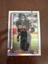Darius Robinson 2025 Topps Chrome #9 Refractor Arizona Cardinals 