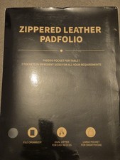 Zippered Portfolio Organizer with Ring Binder and Clipboard Folder