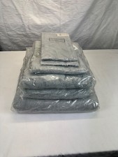 The White Company Towel Set-Jumbo Bath Sheet 2 Bath Towels Bath Mat & 2 Flannels