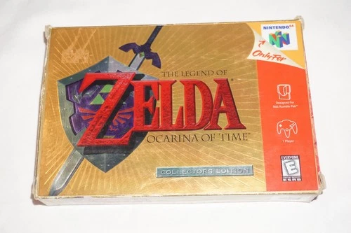 Legend of Zelda Ocarina of Time Collector's Gold (Nintendo 64 N64) Complete CIB