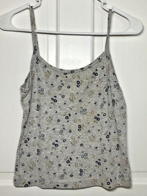 NEXT ERA CLOTHING GIRLS TANK GRAY JUNIOR SIZE LARGE COTTON POLYESTER  EUC