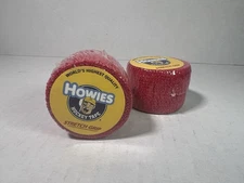 Howies Hockey Power Stretch Grip Tape - 2 Rolls of Red 1.5" x 5 Yard Grip Tape