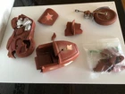 Vintage Hasbro GI Joe SOTW motorcycle sidecar parts lot!