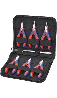 Pince à épiler Fine Courbée 6A - Pour Composants électroniques SMD - Marque SATKIT - Neuf