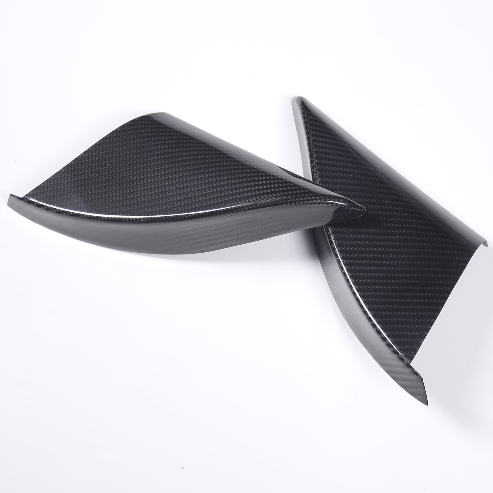 Real Carbon Fiber Inner Triangle A Pillar Trim For Lamborghini URUS 18-23 US