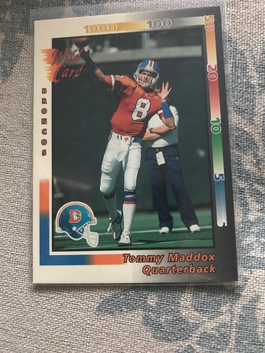 1992 Wild Card Football Card #354 Tommy Maddox RC Steelers