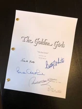 The Golden Girls Script Betty White Bea Arthur Rue Mcclanahan Estelle Getty