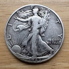 1942 Walking Liberty Half Dollar, 90% Silver Coin, Great Condition