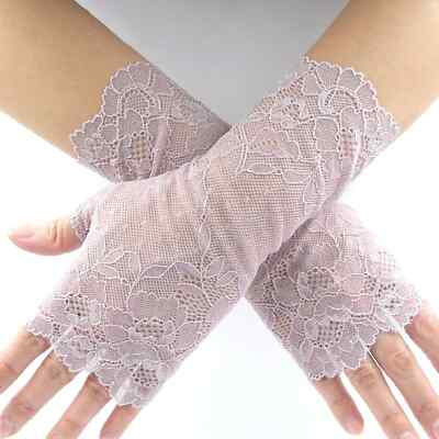 SPITZE ARMSTULPEN SPITZEN HANDSCHUHE GOTHIC FESTIVAL COSPLAY LOLITA PUNK grau c
