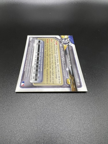 2018 Logan Allen Bowman Chrome ROOKIE ON CARD Auto Prospect # CPA-LA - Picture 5 of 8