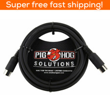 Pig Hog PMID10 MIDI Cable Black Instrument Interface 10 ft / foot male to male