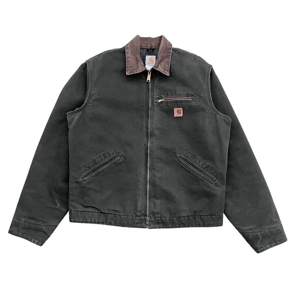 希少カラー XL Carhartt デトロイトジャケット J97 PTL グレー - zuse.com