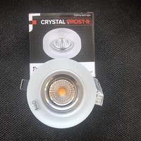 Einbaustrahler Einbauleuchte Crystal FROST-R Mattiert Spot Gu10/Mr16 Rahmen 90Mm