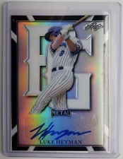 2021 Leaf Perfect Game PP Proof Rainbow Black Luke Heyman Autograph RC 1/1 Auto
