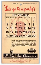 St. Pail Minnesota Postcard Minnehaha Cleaners Payne Avenue 1941 Vintage Antique