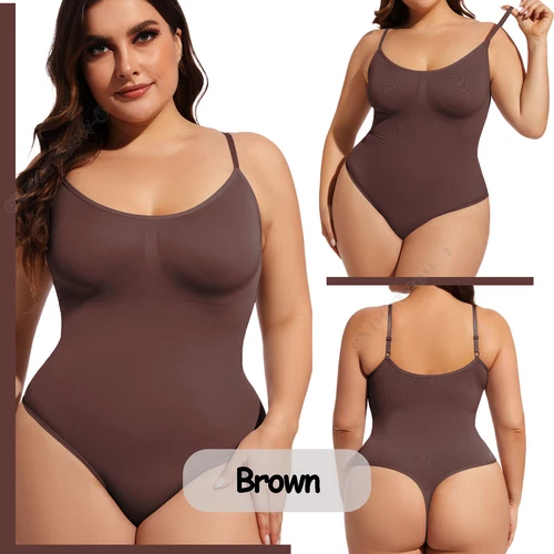 Paquete de 2 body para mujer arrebatado, body moldeador, ropa moldeadora arrebatada camiseta sin mangas - Imagen 12 de 45