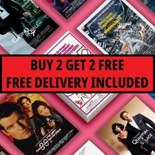 James Bond Movie Posters Wall