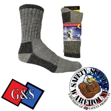 2 PACK -Eros Thermal 68% Merino Wool Boot Socks
