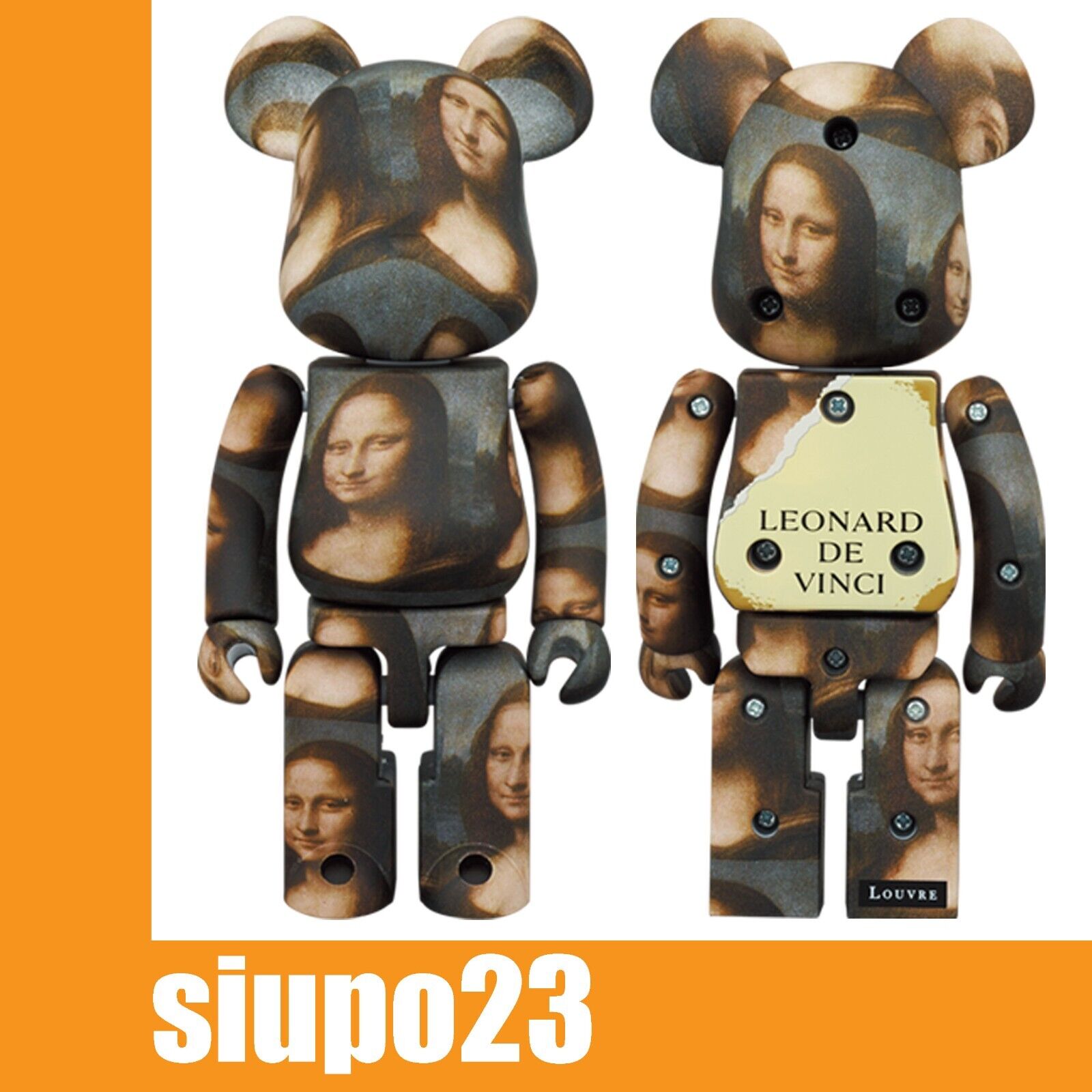 BE@RBRICK LEONARD DE VINCI Mona Lisa