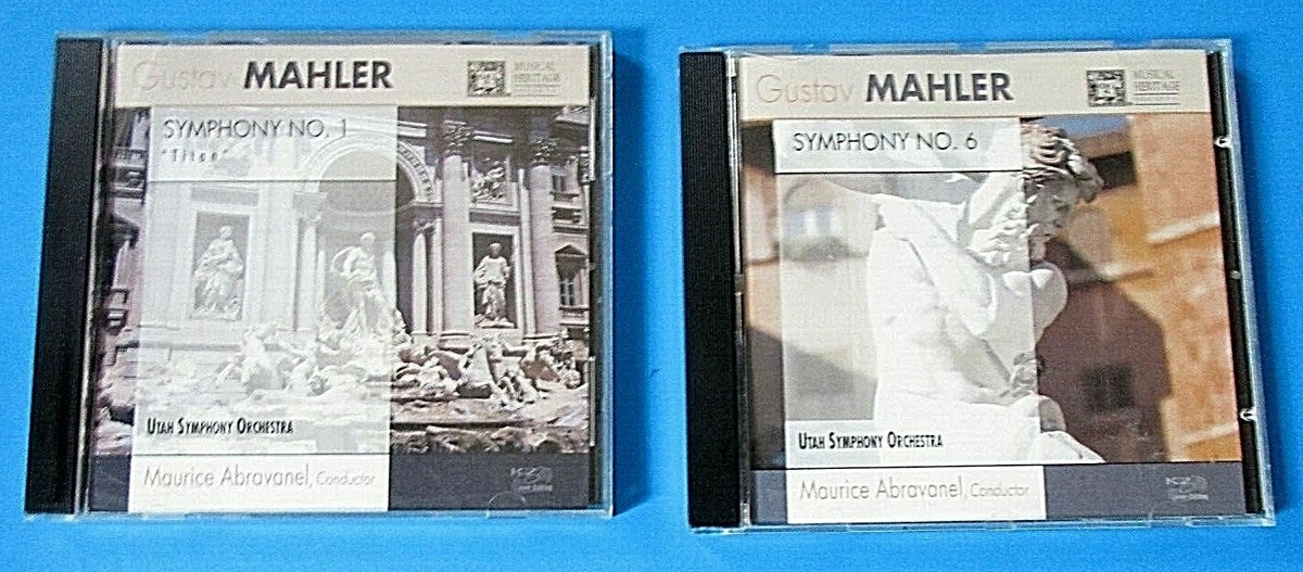 Gustav Mahler Symphonies No. 1 & 6 Maurice Abravanel Vanguard