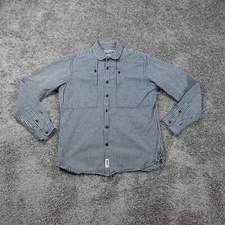 Schott Bros Shirt Mens Large Flannel Check Outdoor Heavyweight Button Down