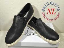 STEVE MADDEN Women's Evrest Perforated Slip-On Shoes  Black  Size US 9