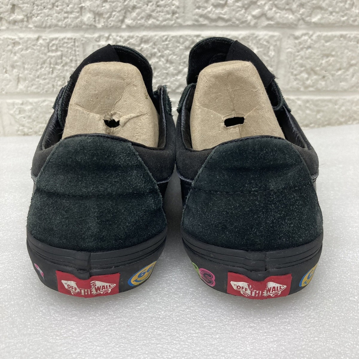 Mens Size 6.5 Vans Skate Shoes Sport Low Top Athletic Lace Up Black White 508357 Sport Low Shoe in Black | Vans main image 4