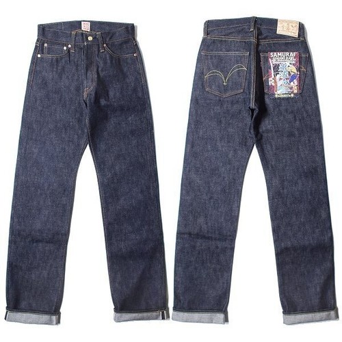 SAMURAI JEANS S510XX 20oz GA 20th Ganryujima Ver denim W30~W46in Indigo - Picture 14 of 23
