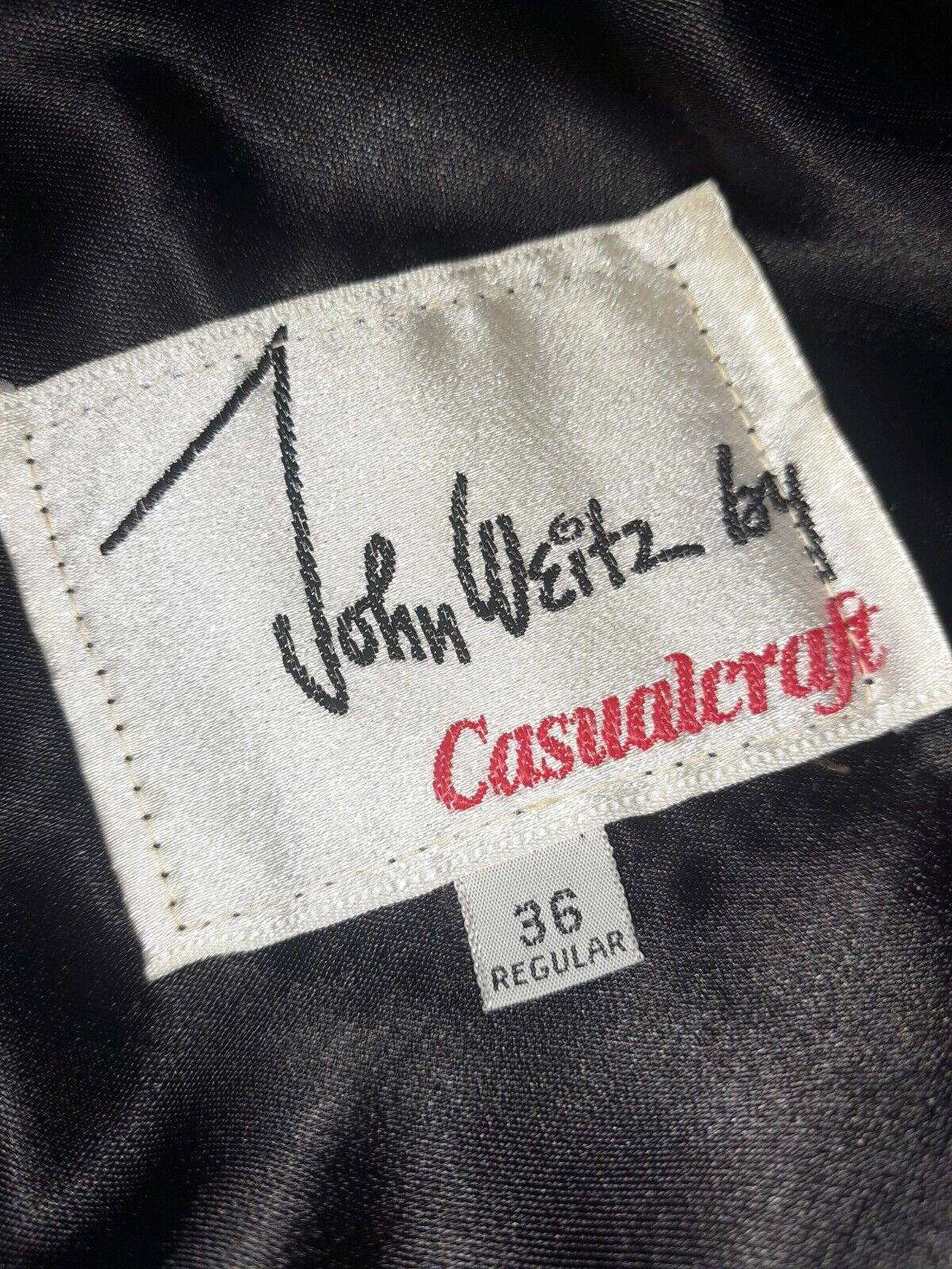 John Weitz Casual Craft Vintage Coat Sz 36R Dress… - image 10