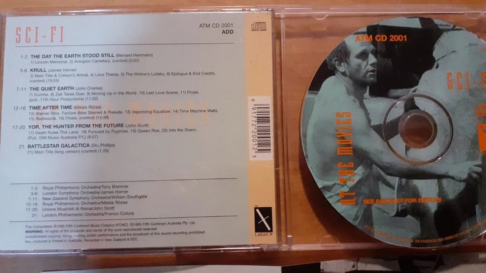 JOHN SCOTT Miklos Rozsa BERNARD HERRMANN Sci-Fi LABEL X 1995 Krull  QUIET EARTH - Bild 2 von 2