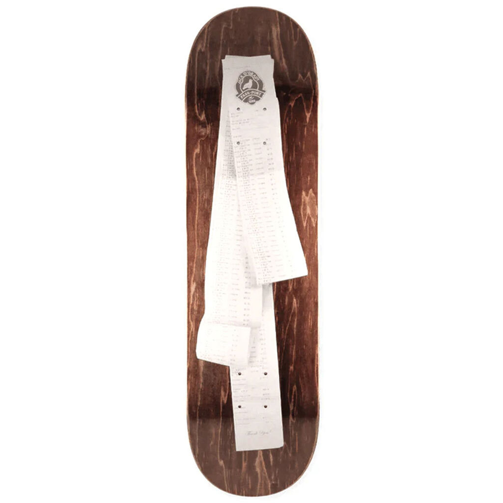 Passport Skateboard Deck Jack O'Grady Receipt 8.5