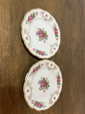 Two Wentworth China Versailles Bread And Butter Plates