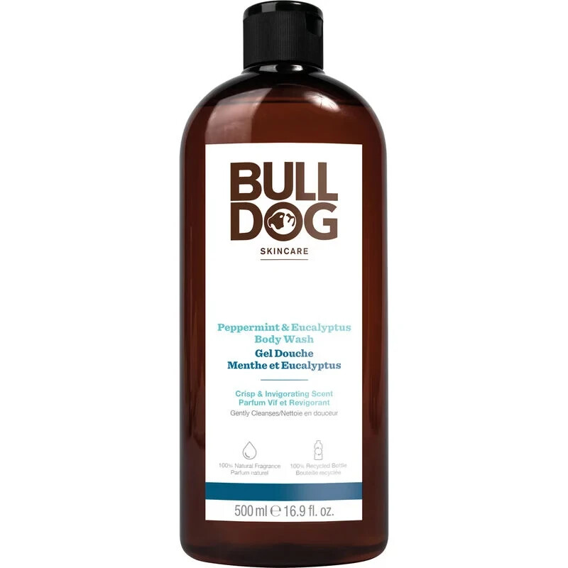 BULLDOG Gel de ducha natural menta y eucalipto 500 ml 5060144647375