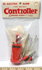 12 volt TRADESHIP 1/24 1/32 Slot Car STANDARD CONTROLLER Wh +Alligator Clips