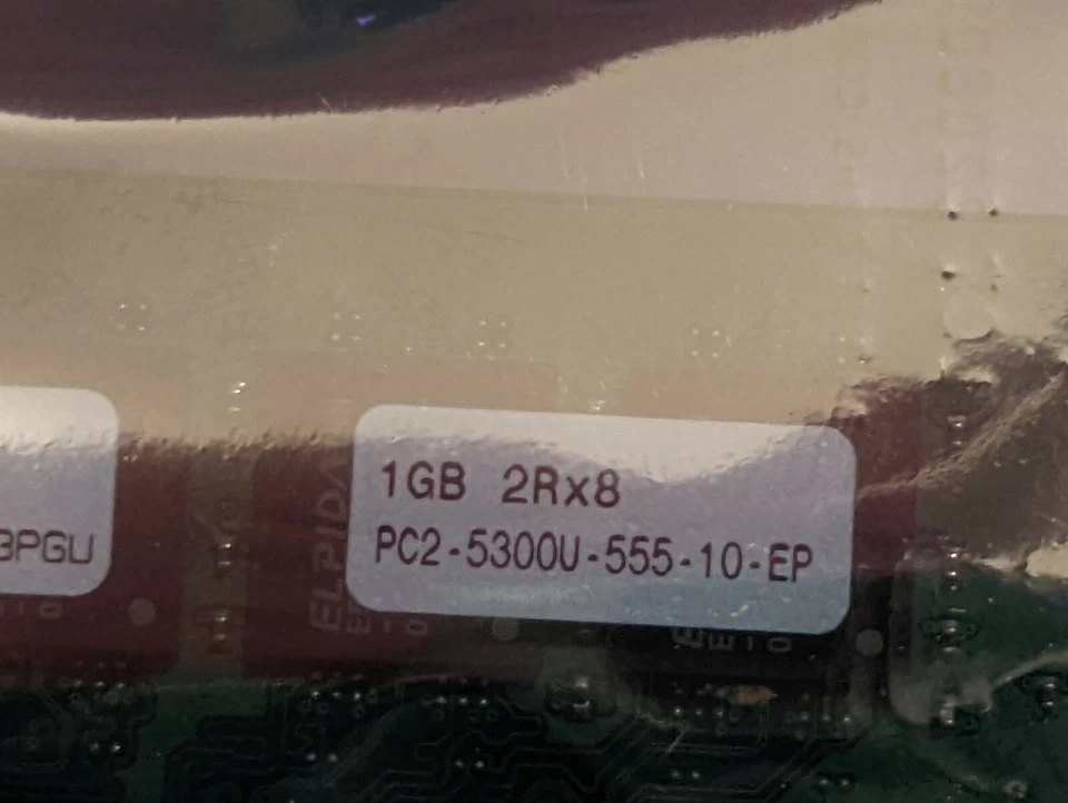 Simple Tech 070207-MM1-002 1GB DDR2 RAM PC2-5300U-555 94000-21310-013PGU - Image 3 of 3