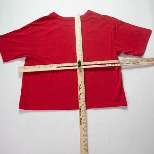 Converse Big Girl's (12-13 YRS) Large Red Americana Heart Short Sleeve Tee - Picture 9 of 11