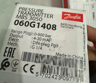 #ad #ad New Danfoss MBS3050 060G1408 Pressure sensor $232.00