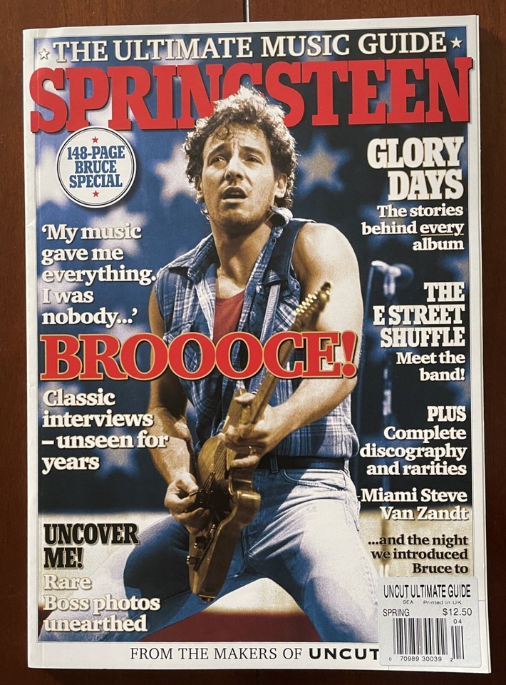 BRUCE SPRINGSTEEN - UNCUT Ultimate Music Guide + Vanity Fair SOFTCOVER ...