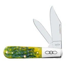 CASE XX KNIFE - BARLOW - GREEN APPLE BONE # 27865 - 3 3/8" CLOSED - NIB