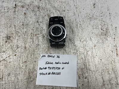 12 BMW X6 X5 E71 E70 I DRIVE MEDIA NAVIGATION MOUSE CONTROLLER 9249439-01 07-13