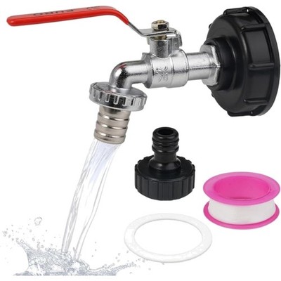 IBC Auslaufhahn Messing 3 4 Zoll Kugelhahn Garten Wasserhahn