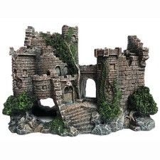 Aquarium Ornaments Resin Castle Decorations - Fish Tank Supplies Accessories,...